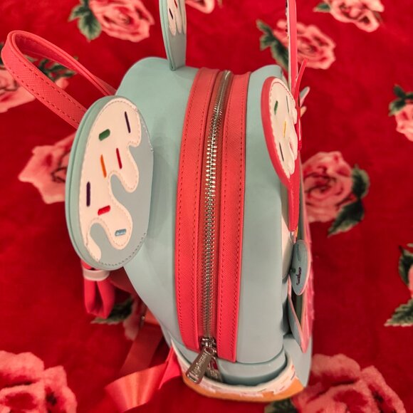 VERY RARE Disney Loungefly Minnie Mouse Sweet Treats Ice Cream Mini Backpack NWT - Picture 14 of 15